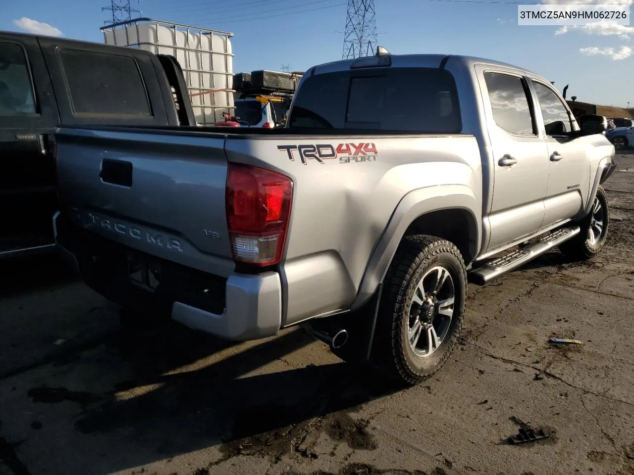 2017 Toyota Tacoma Double Cab VIN: 3TMCZ5AN9HM062726 Lot: 77890004