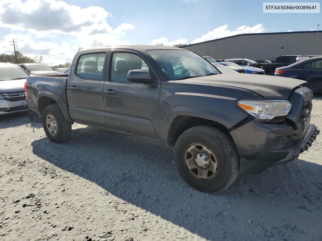 2017 Toyota Tacoma Double Cab VIN: 5TFAX5GN6HX089641 Lot: 78015154