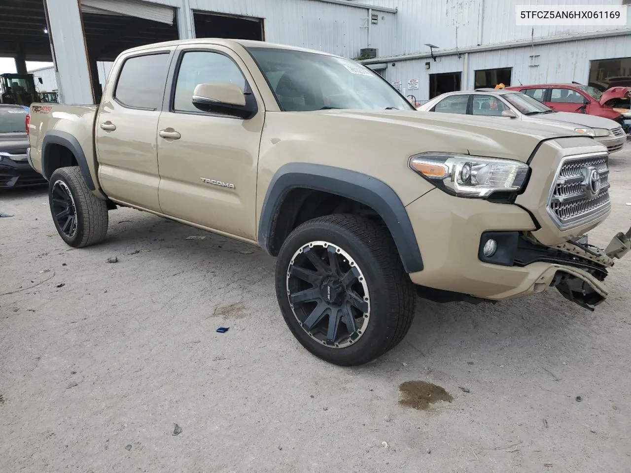 2017 Toyota Tacoma Double Cab VIN: 5TFCZ5AN6HX061169 Lot: 78102574