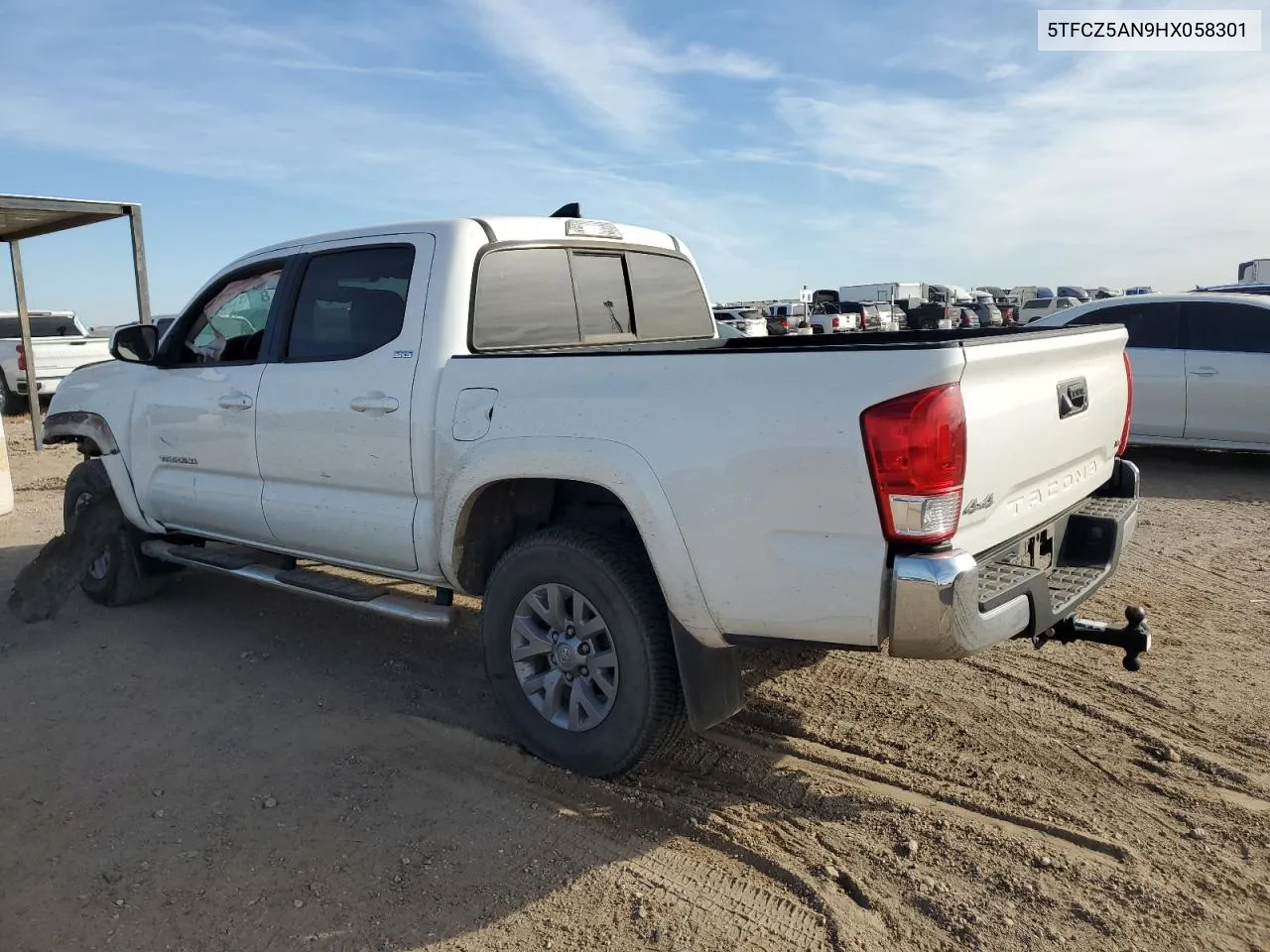 2017 Toyota Tacoma Double Cab VIN: 5TFCZ5AN9HX058301 Lot: 78140734