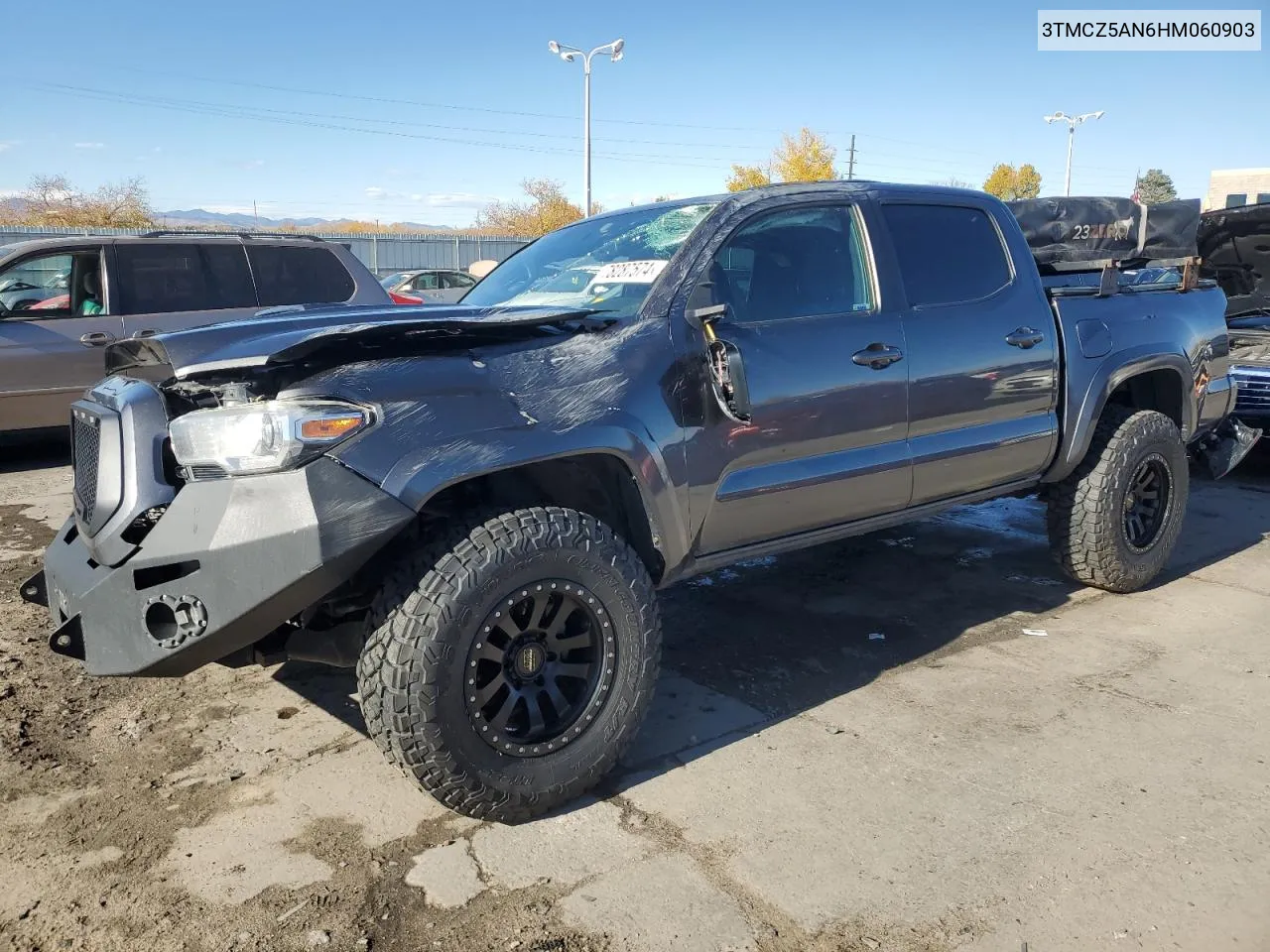 2017 Toyota Tacoma Double Cab VIN: 3TMCZ5AN6HM060903 Lot: 78287574