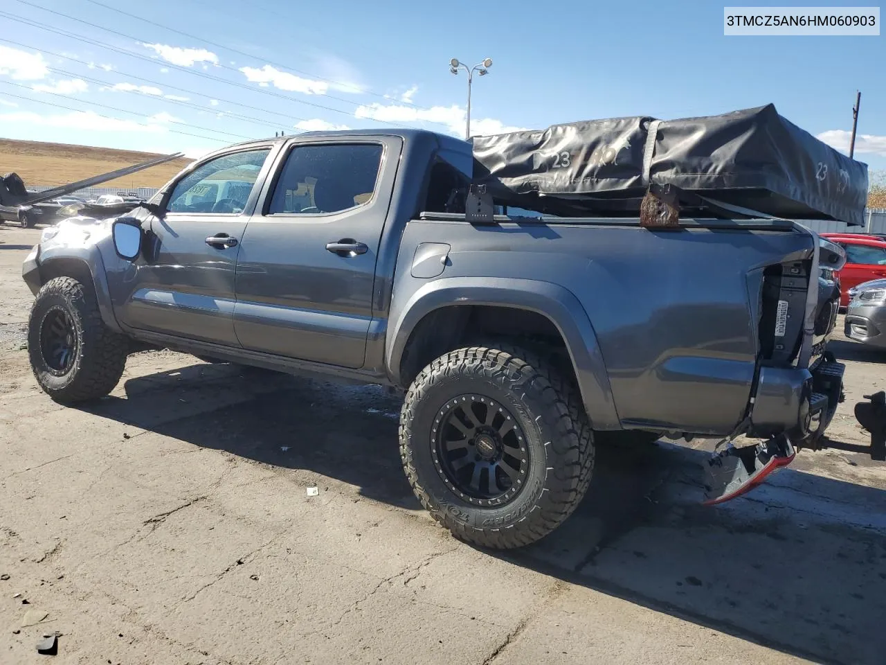 2017 Toyota Tacoma Double Cab VIN: 3TMCZ5AN6HM060903 Lot: 78287574