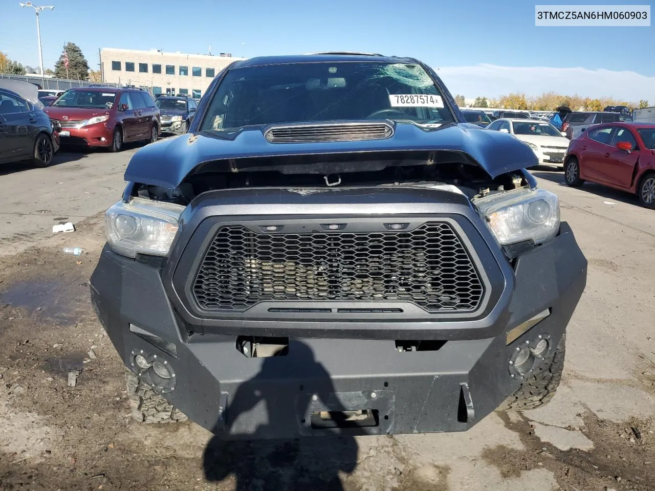 2017 Toyota Tacoma Double Cab VIN: 3TMCZ5AN6HM060903 Lot: 78287574