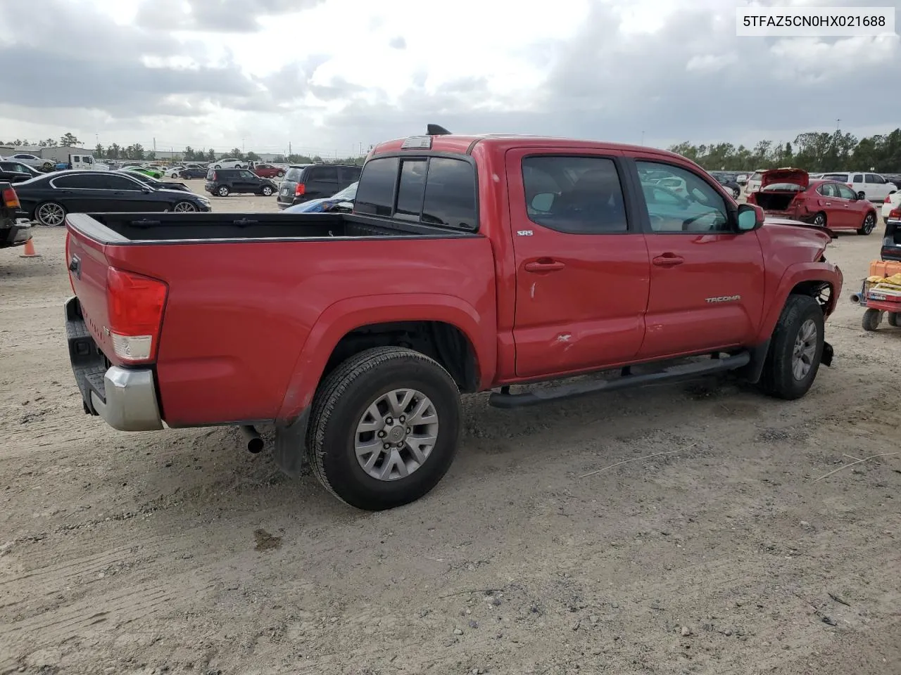 2017 Toyota Tacoma Double Cab VIN: 5TFAZ5CN0HX021688 Lot: 78555114