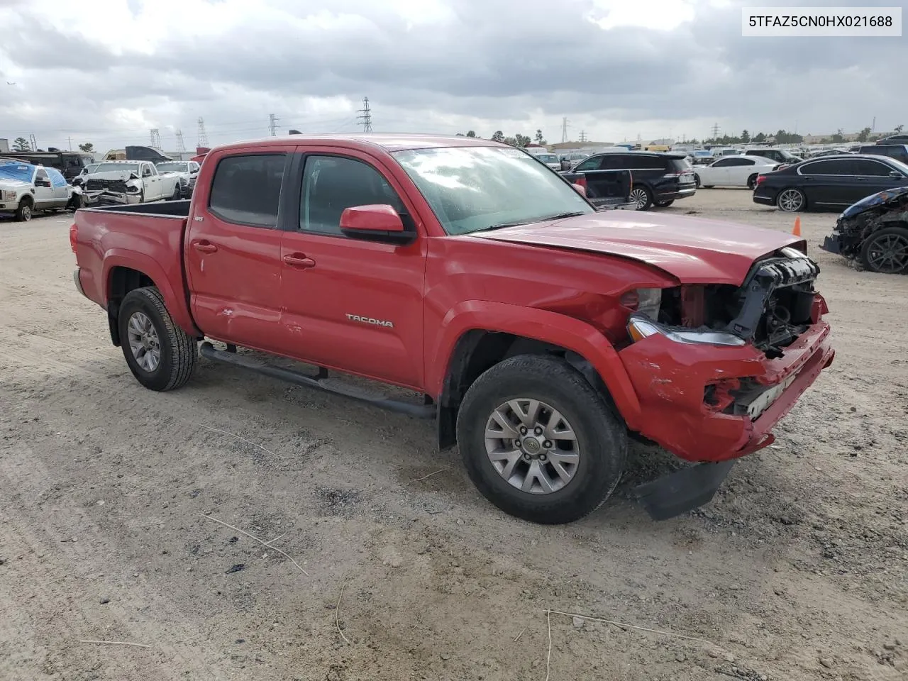 2017 Toyota Tacoma Double Cab VIN: 5TFAZ5CN0HX021688 Lot: 78555114