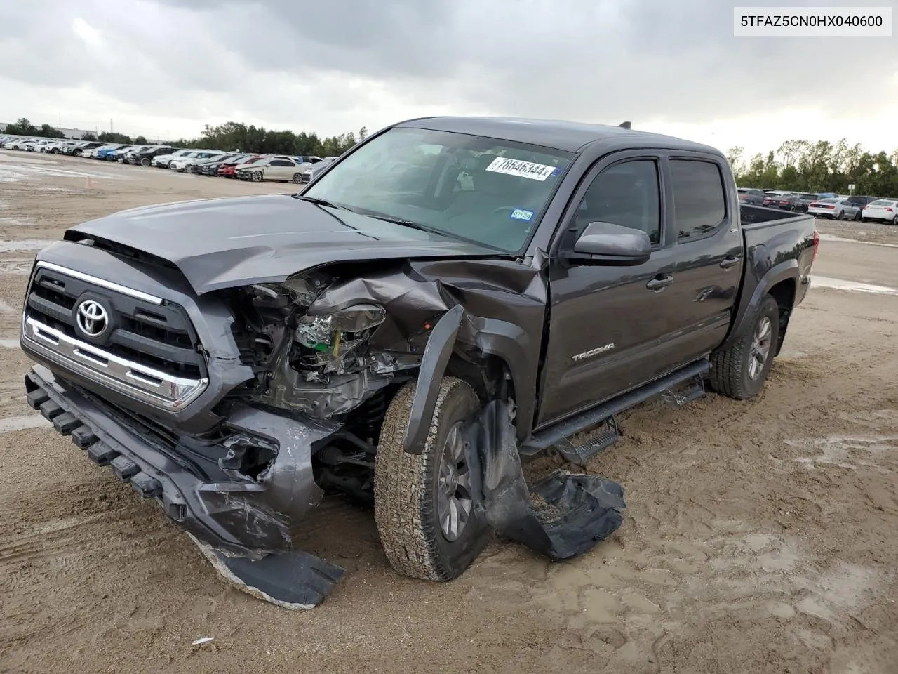 2017 Toyota Tacoma Double Cab VIN: 5TFAZ5CN0HX040600 Lot: 78646344