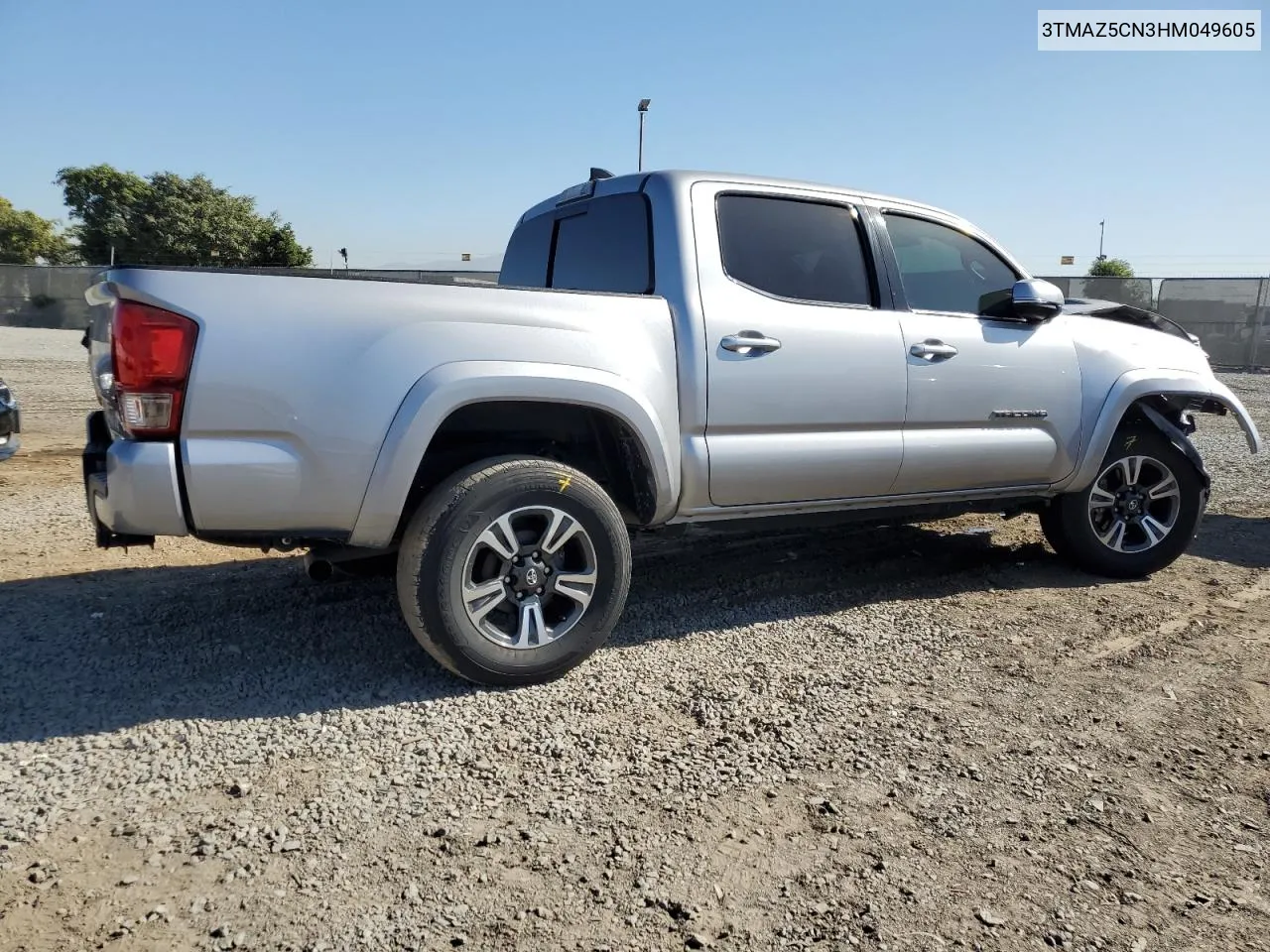 2017 Toyota Tacoma Double Cab VIN: 3TMAZ5CN3HM049605 Lot: 78739244