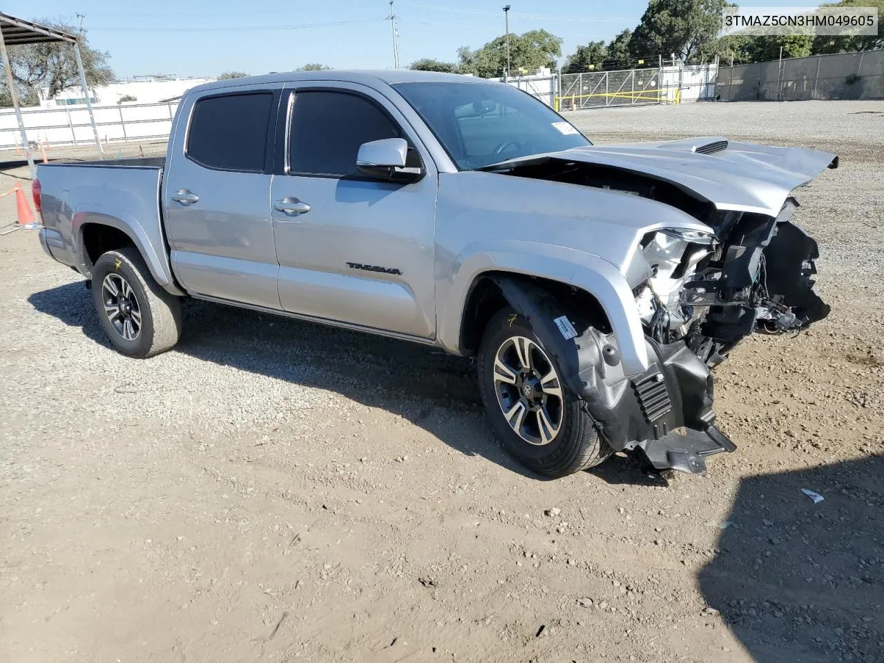 2017 Toyota Tacoma Double Cab VIN: 3TMAZ5CN3HM049605 Lot: 78739244