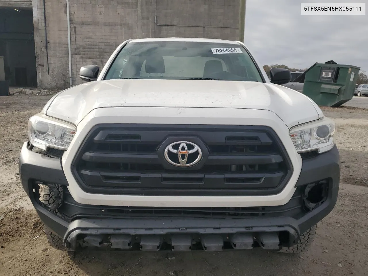 2017 Toyota Tacoma Access Cab VIN: 5TFSX5EN6HX055111 Lot: 78864884