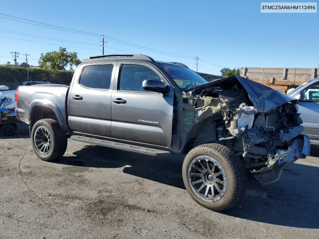 2017 Toyota Tacoma Double Cab VIN: 3TMCZ5AN6HM112496 Lot: 79017534