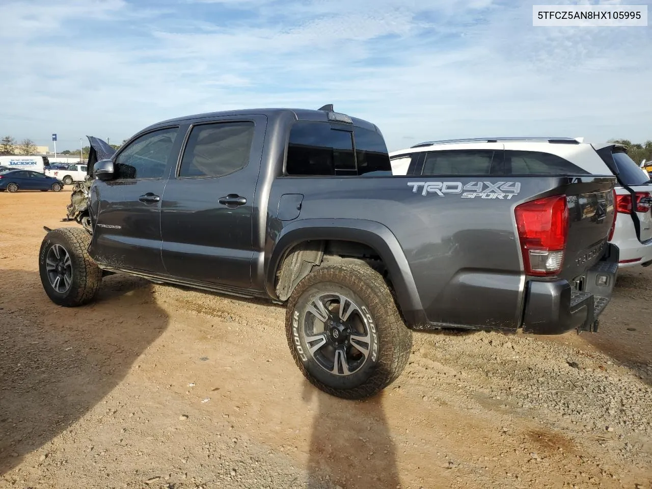 2017 Toyota Tacoma Double Cab VIN: 5TFCZ5AN8HX105995 Lot: 79242754