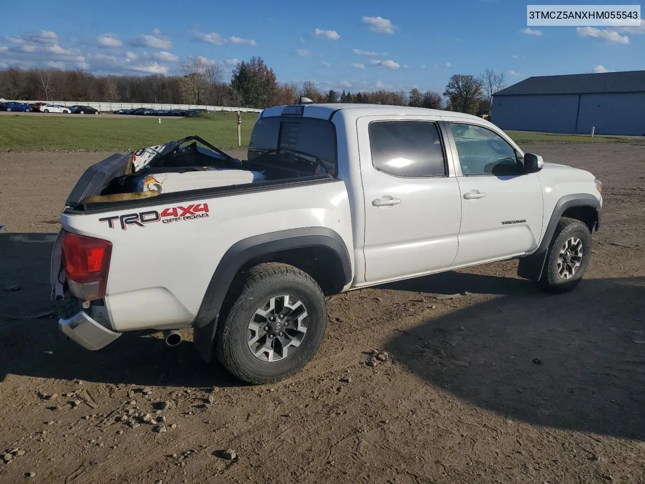 2017 Toyota Tacoma Double Cab VIN: 3TMCZ5ANXHM055543 Lot: 79319244