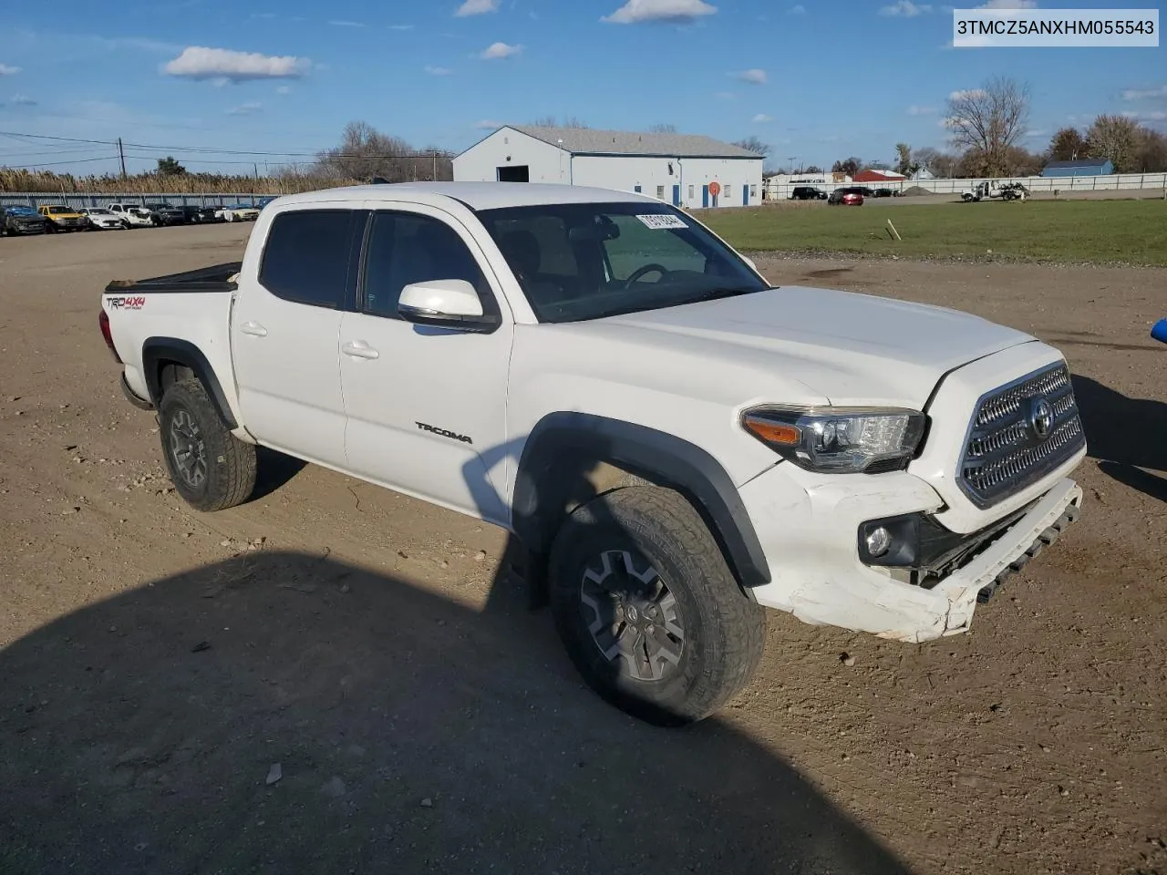 2017 Toyota Tacoma Double Cab VIN: 3TMCZ5ANXHM055543 Lot: 79319244