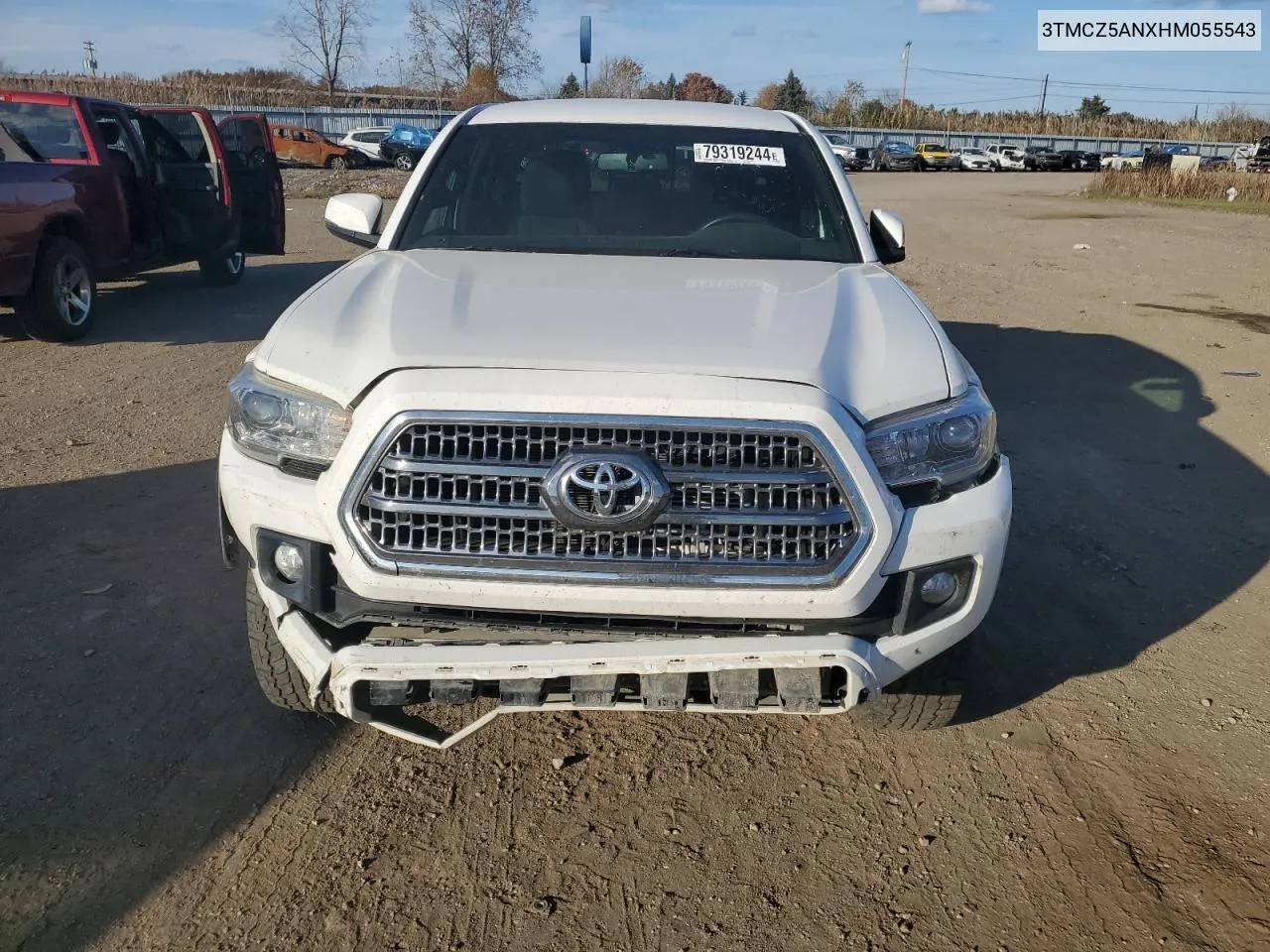 2017 Toyota Tacoma Double Cab VIN: 3TMCZ5ANXHM055543 Lot: 79319244