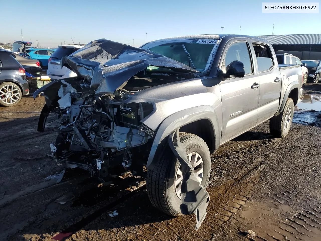 2017 Toyota Tacoma Double Cab VIN: 5TFCZ5ANXHX076922 Lot: 79361544