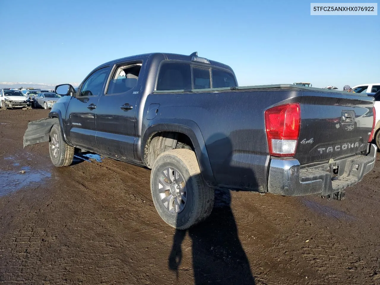 2017 Toyota Tacoma Double Cab VIN: 5TFCZ5ANXHX076922 Lot: 79361544