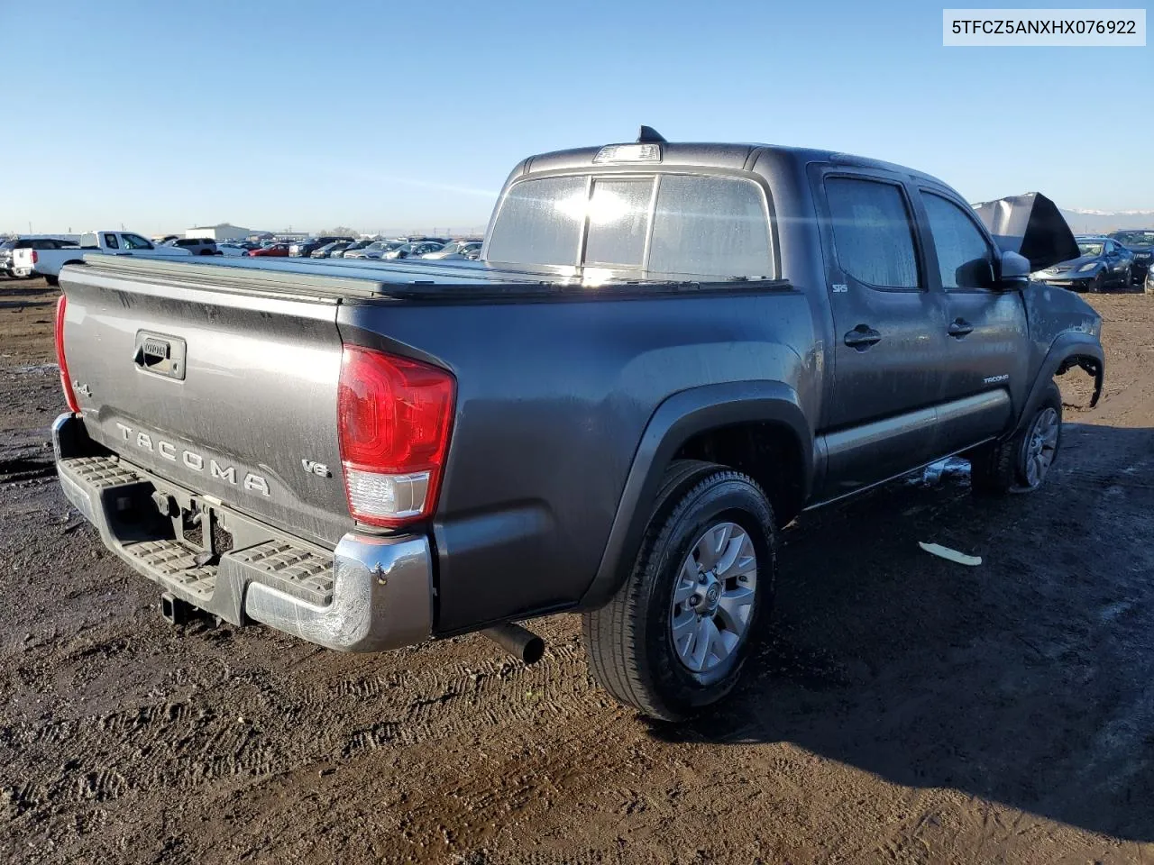 2017 Toyota Tacoma Double Cab VIN: 5TFCZ5ANXHX076922 Lot: 79361544