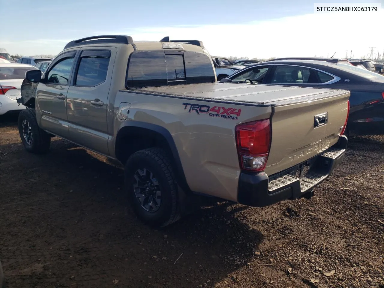 2017 Toyota Tacoma Double Cab VIN: 5TFCZ5AN8HX063179 Lot: 79604714