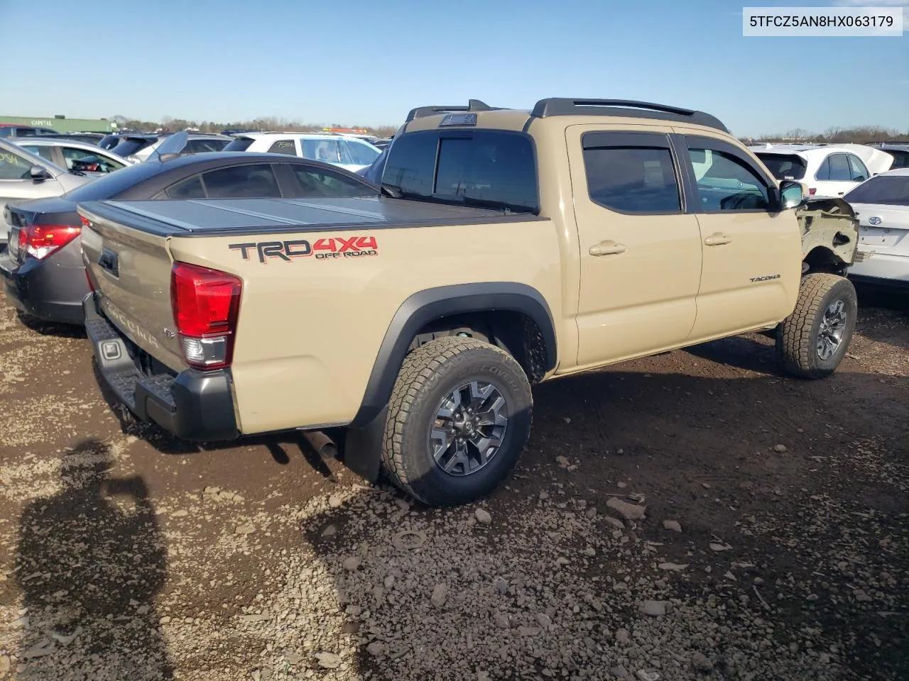 2017 Toyota Tacoma Double Cab VIN: 5TFCZ5AN8HX063179 Lot: 79604714