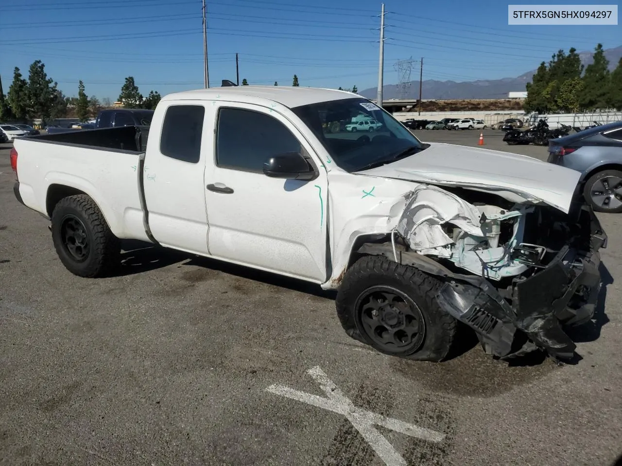 2017 Toyota Tacoma Access Cab VIN: 5TFRX5GN5HX094297 Lot: 79659144