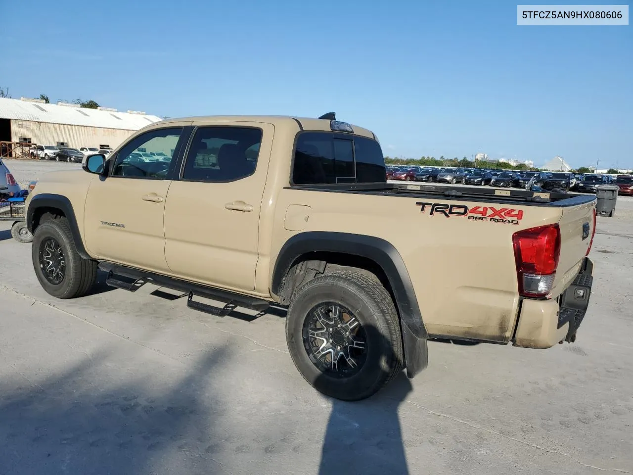 2017 Toyota Tacoma Double Cab VIN: 5TFCZ5AN9HX080606 Lot: 80075654