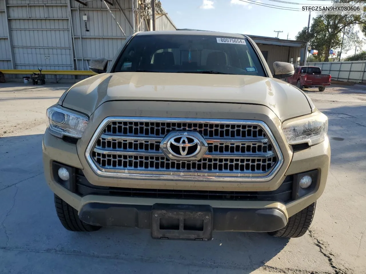 2017 Toyota Tacoma Double Cab VIN: 5TFCZ5AN9HX080606 Lot: 80075654