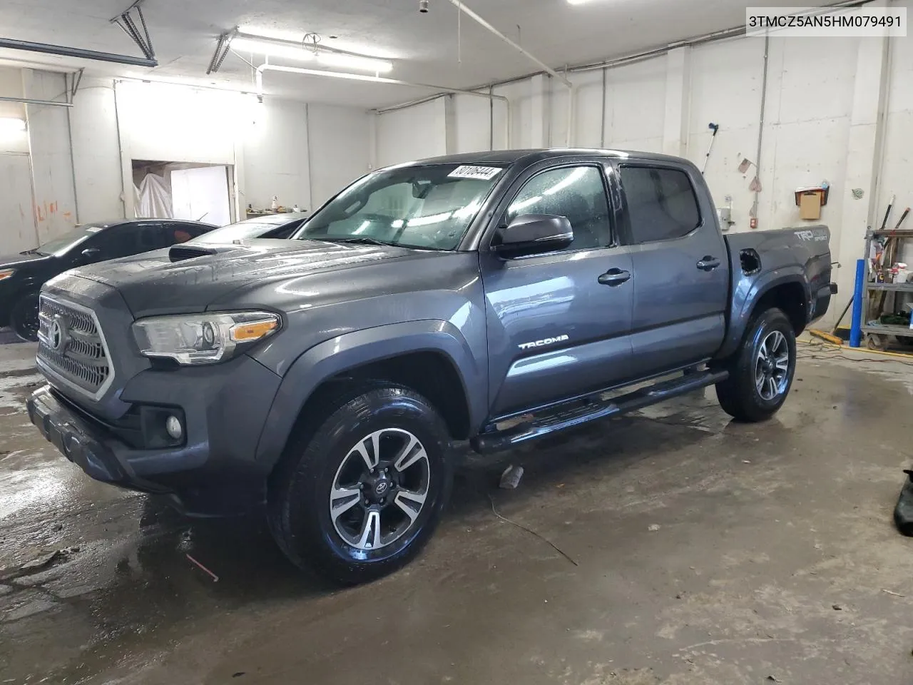 2017 Toyota Tacoma Double Cab VIN: 3TMCZ5AN5HM079491 Lot: 80106444