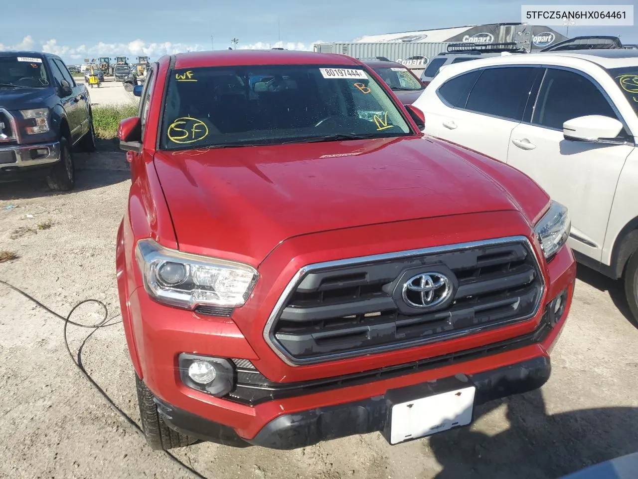 2017 Toyota Tacoma Double Cab VIN: 5TFCZ5AN6HX064461 Lot: 80197444