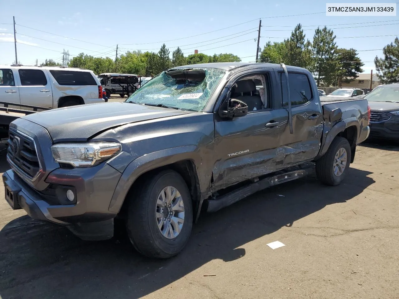 2018 Toyota Tacoma Double Cab VIN: 3TMCZ5AN3JM133439 Lot: 60638904