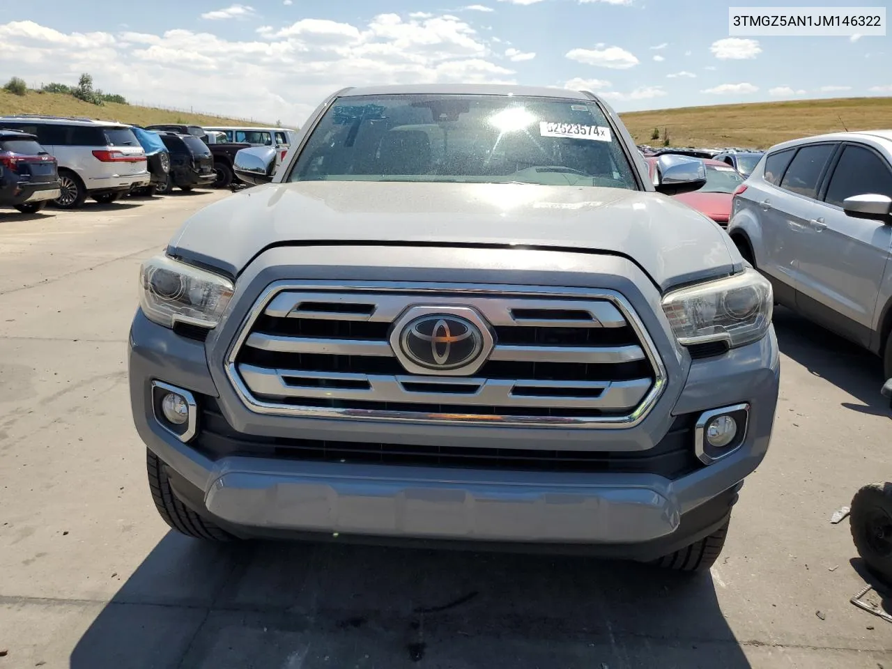 2018 Toyota Tacoma Double Cab VIN: 3TMGZ5AN1JM146322 Lot: 62623574