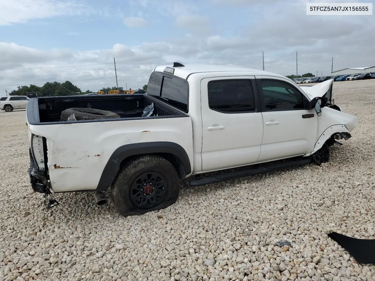 2018 Toyota Tacoma Double Cab VIN: 5TFCZ5AN7JX156555 Lot: 63644924