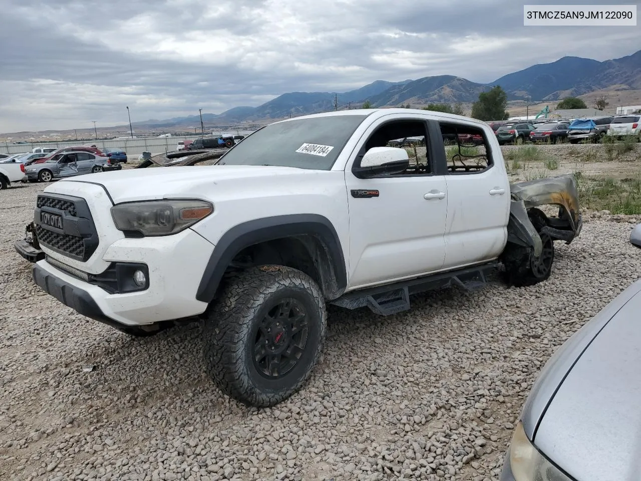 2018 Toyota Tacoma Double Cab VIN: 3TMCZ5AN9JM122090 Lot: 64084184