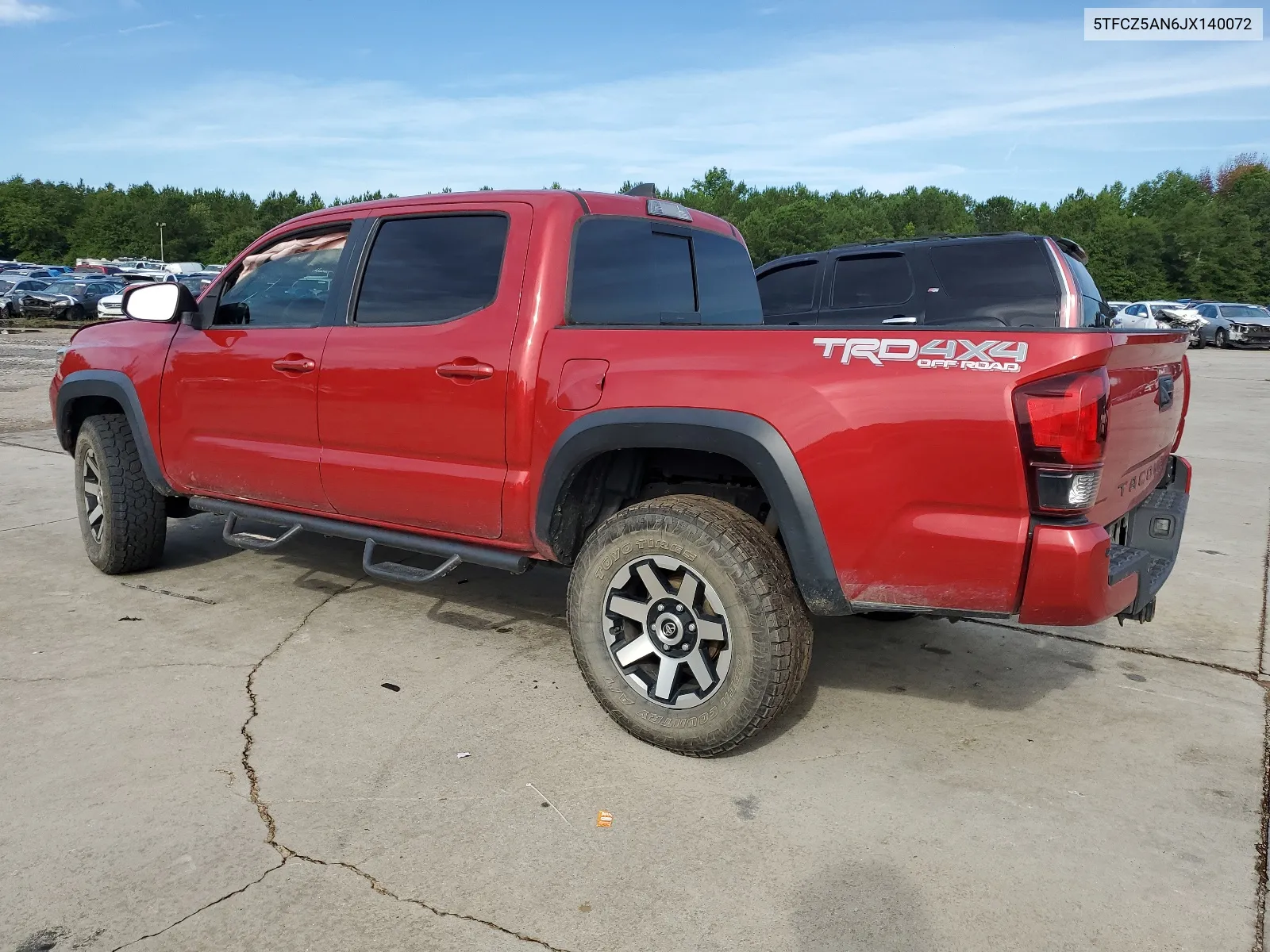 2018 Toyota Tacoma Double Cab VIN: 5TFCZ5AN6JX140072 Lot: 64423724