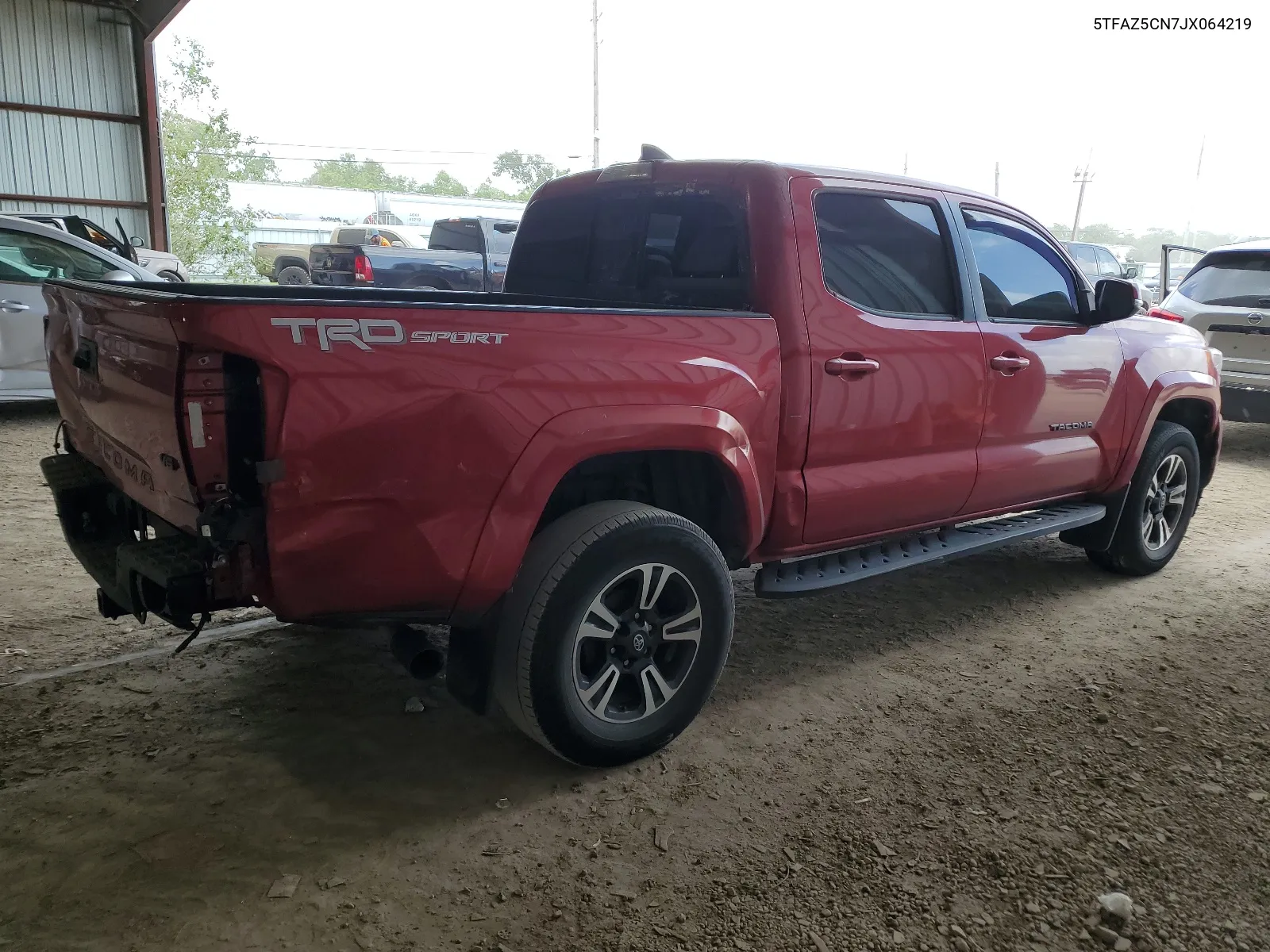 5TFAZ5CN7JX064219 2018 Toyota Tacoma Double Cab