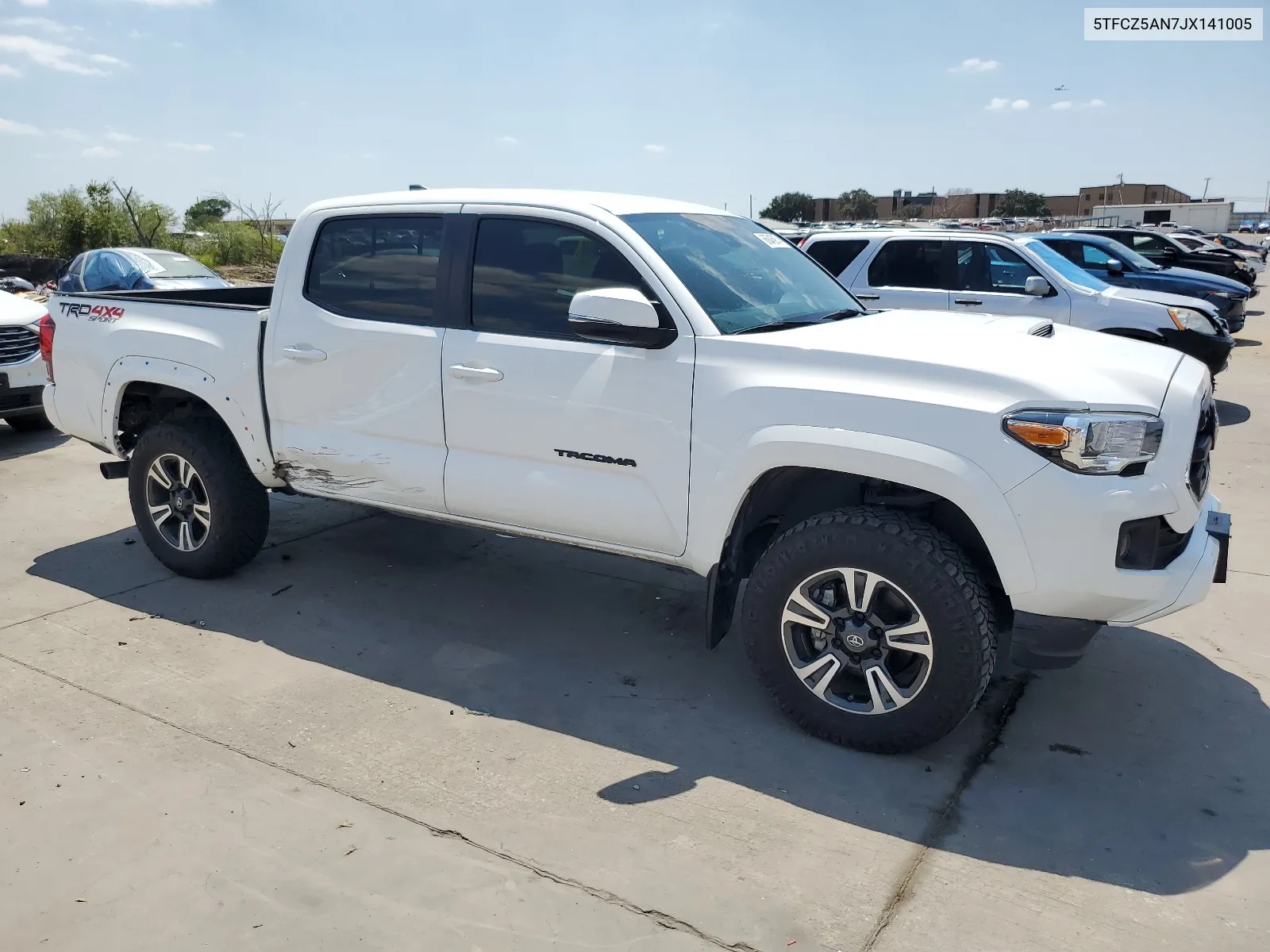 2018 Toyota Tacoma Double Cab VIN: 5TFCZ5AN7JX141005 Lot: 66845974