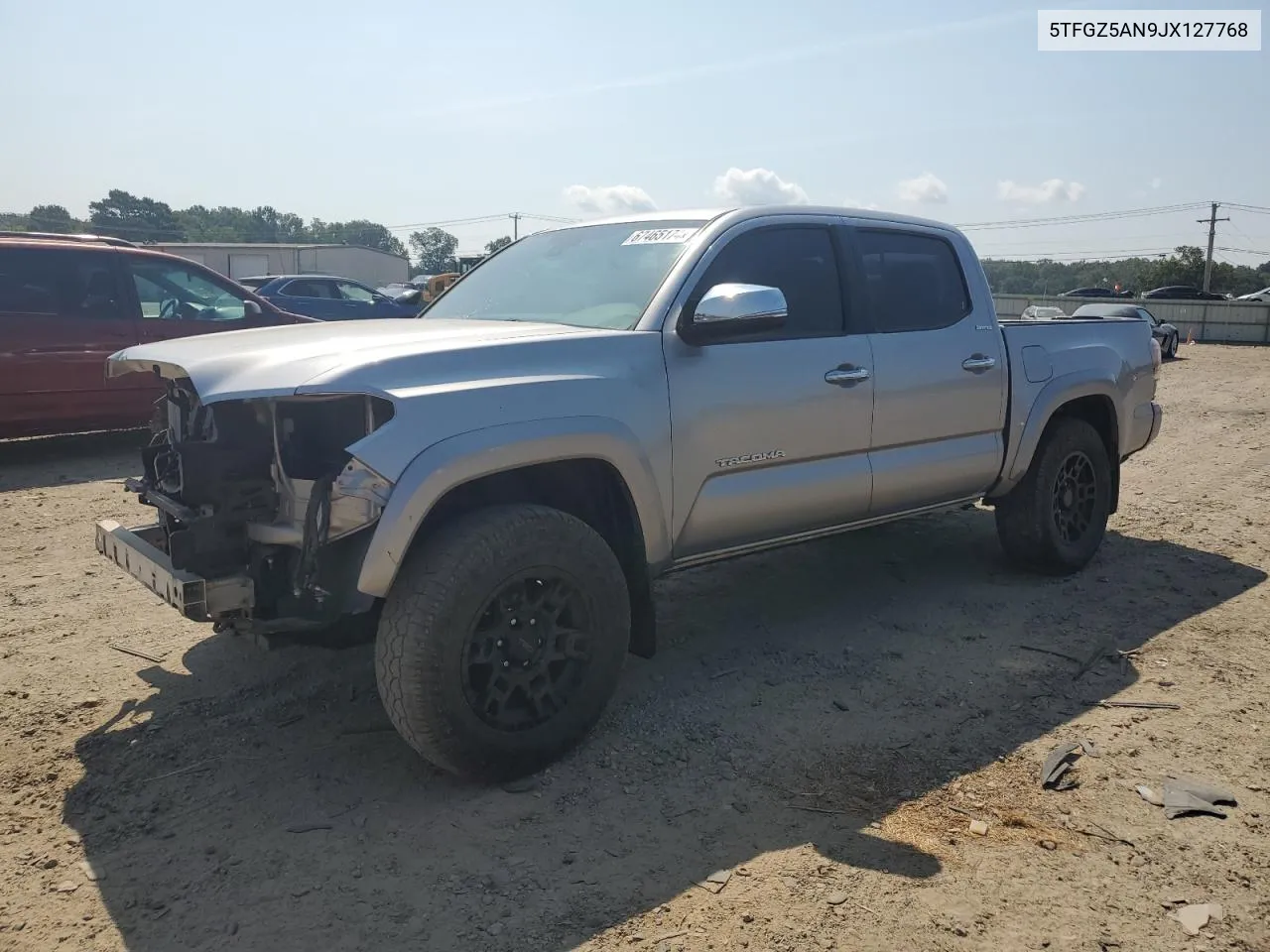 2018 Toyota Tacoma Double Cab VIN: 5TFGZ5AN9JX127768 Lot: 67465174