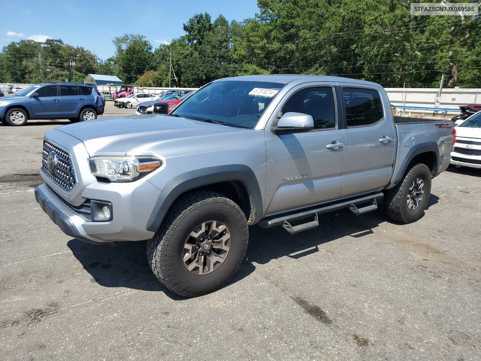 2018 Toyota Tacoma Double Cab VIN: 5TFAZ5CN7JX059585 Lot: 67515214