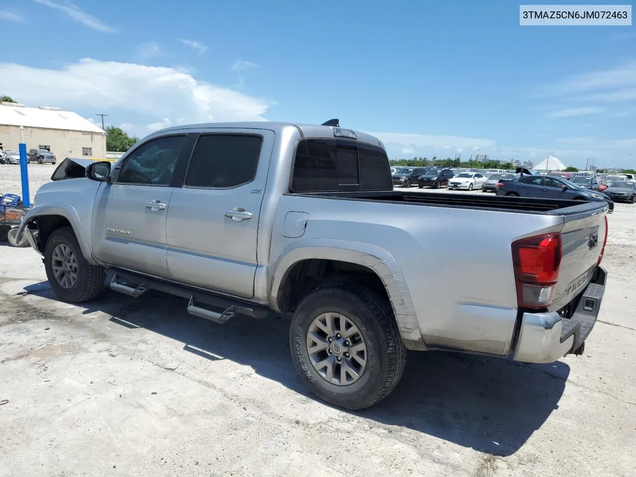 2018 Toyota Tacoma Double Cab VIN: 3TMAZ5CN6JM072463 Lot: 68043004