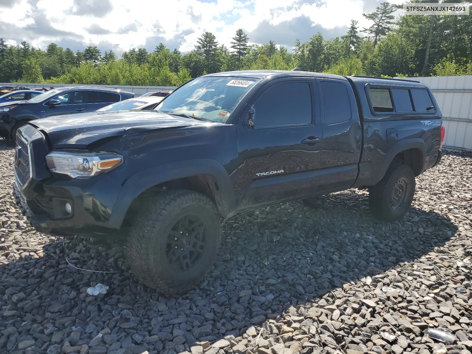 2018 Toyota Tacoma Access Cab VIN: 5TFSZ5ANXJX142693 Lot: 68268404