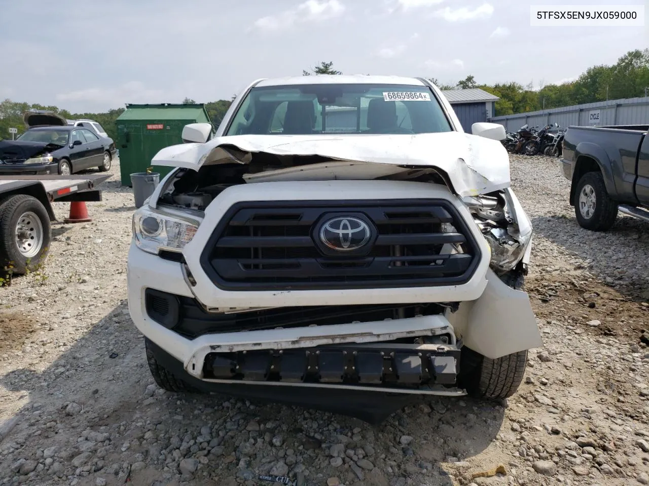 2018 Toyota Tacoma Access Cab VIN: 5TFSX5EN9JX059000 Lot: 68659864