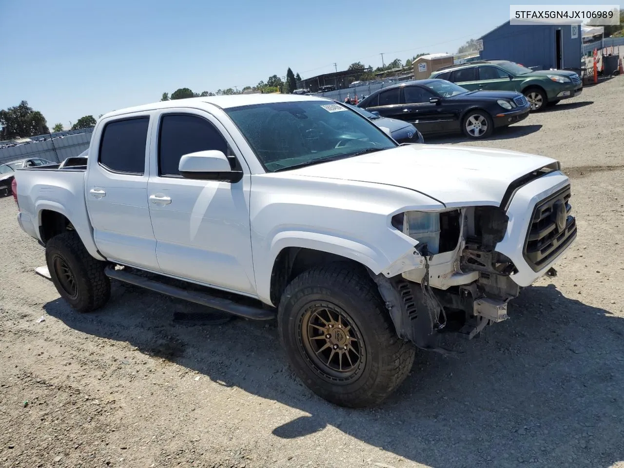 2018 Toyota Tacoma Double Cab VIN: 5TFAX5GN4JX106989 Lot: 68934094