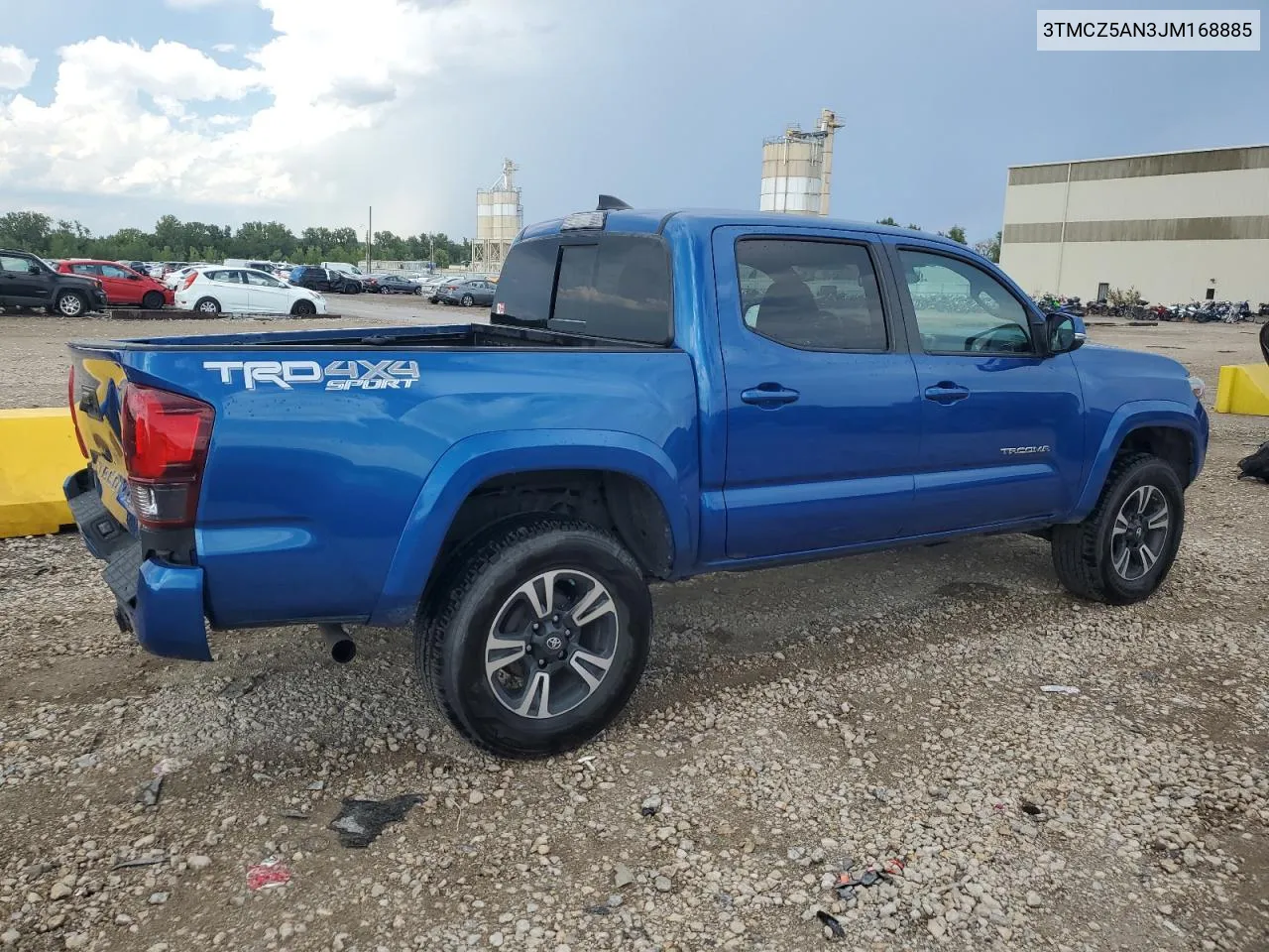 2018 Toyota Tacoma Double Cab VIN: 3TMCZ5AN3JM168885 Lot: 68944354