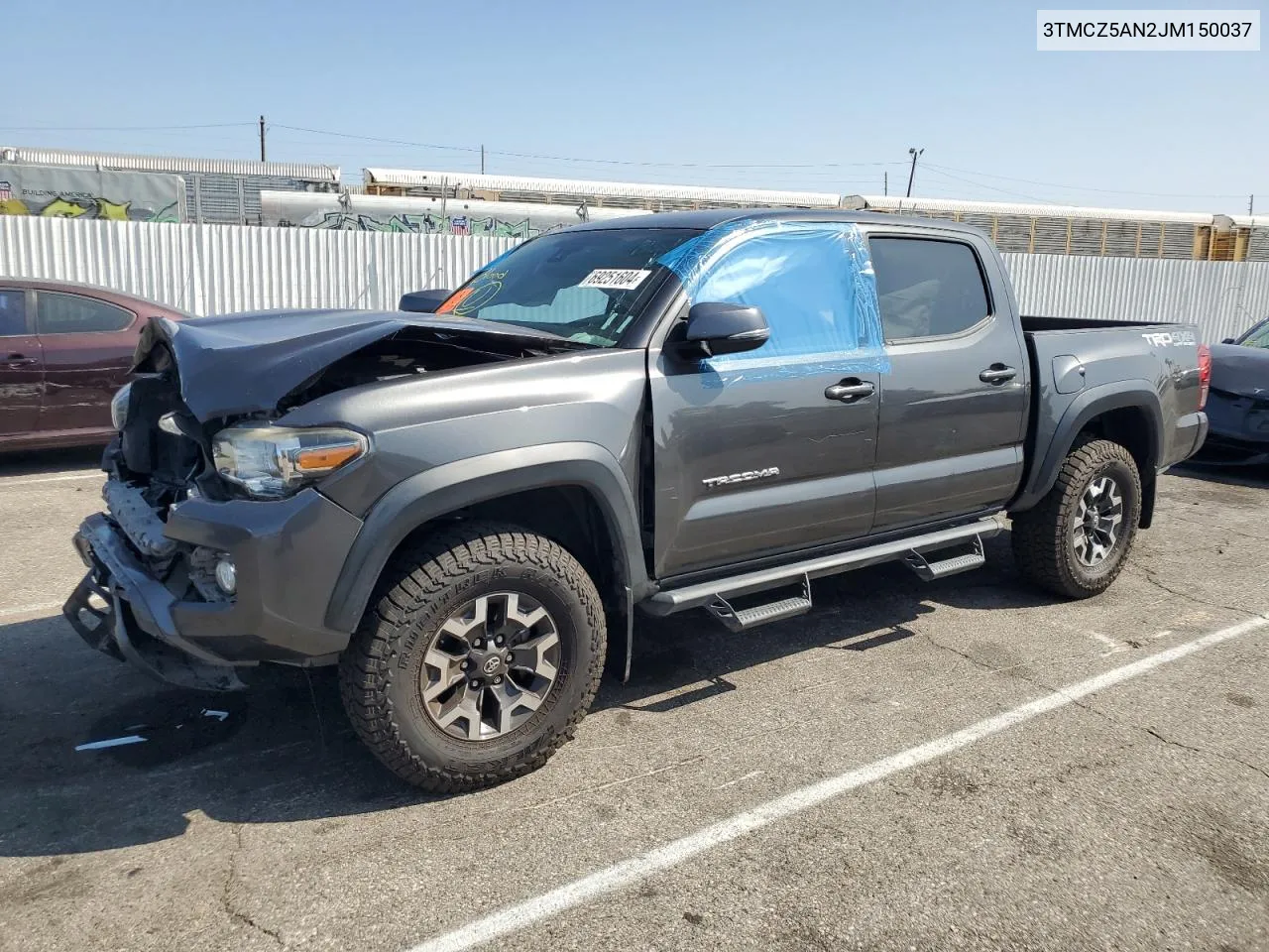 2018 Toyota Tacoma Double Cab VIN: 3TMCZ5AN2JM150037 Lot: 69251604