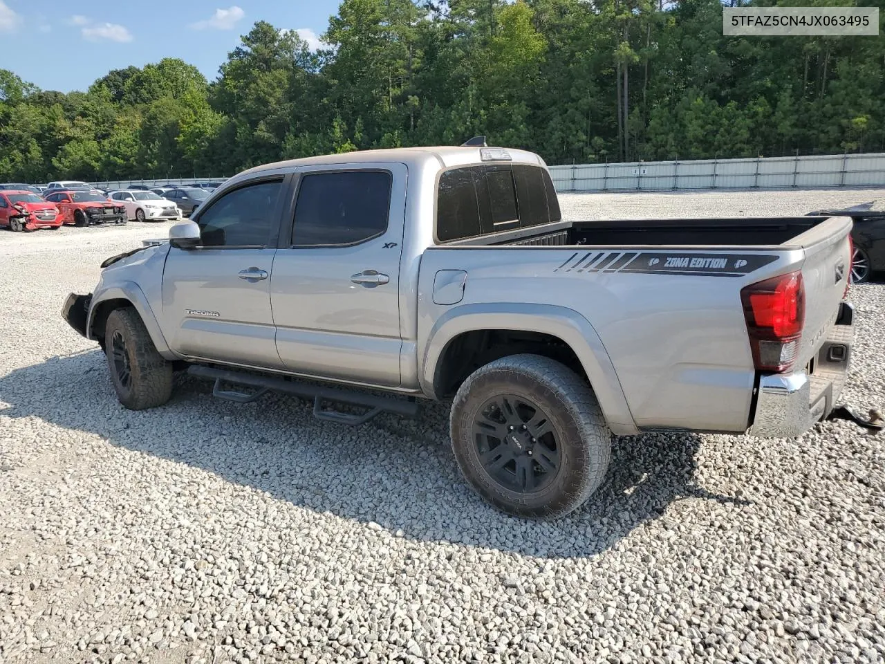 2018 Toyota Tacoma Double Cab VIN: 5TFAZ5CN4JX063495 Lot: 69312444