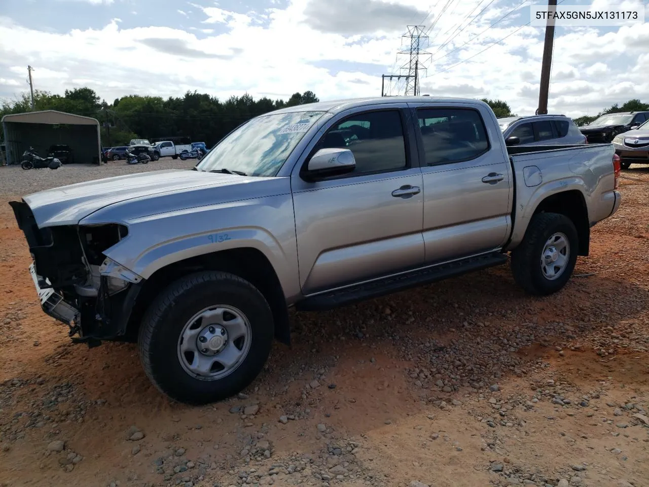 2018 Toyota Tacoma Double Cab VIN: 5TFAX5GN5JX131173 Lot: 69436274