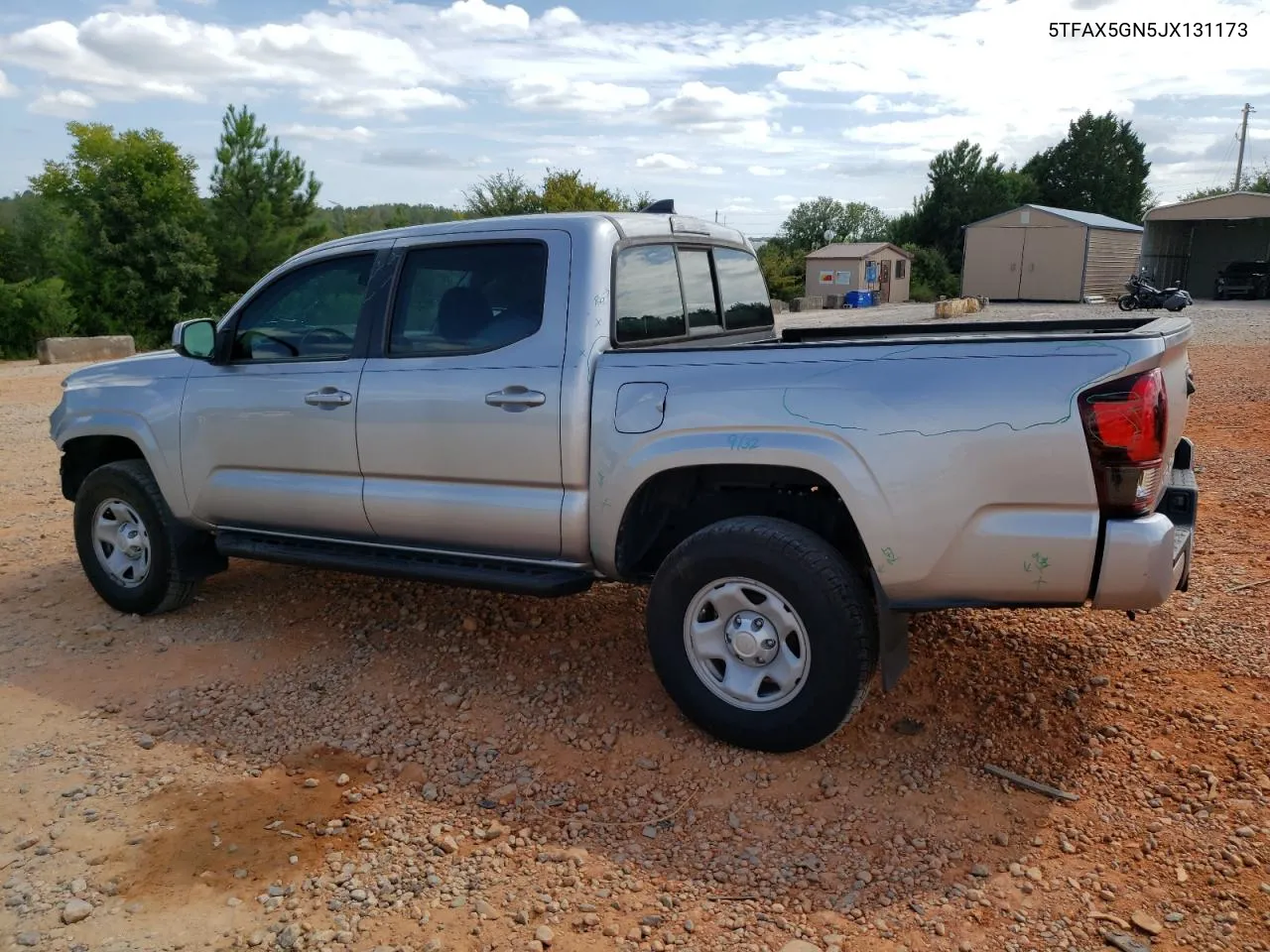 2018 Toyota Tacoma Double Cab VIN: 5TFAX5GN5JX131173 Lot: 69436274