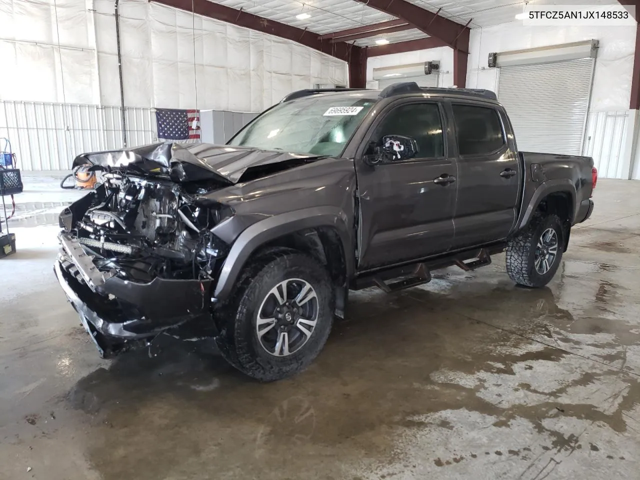 2018 Toyota Tacoma Double Cab VIN: 5TFCZ5AN1JX148533 Lot: 69695924