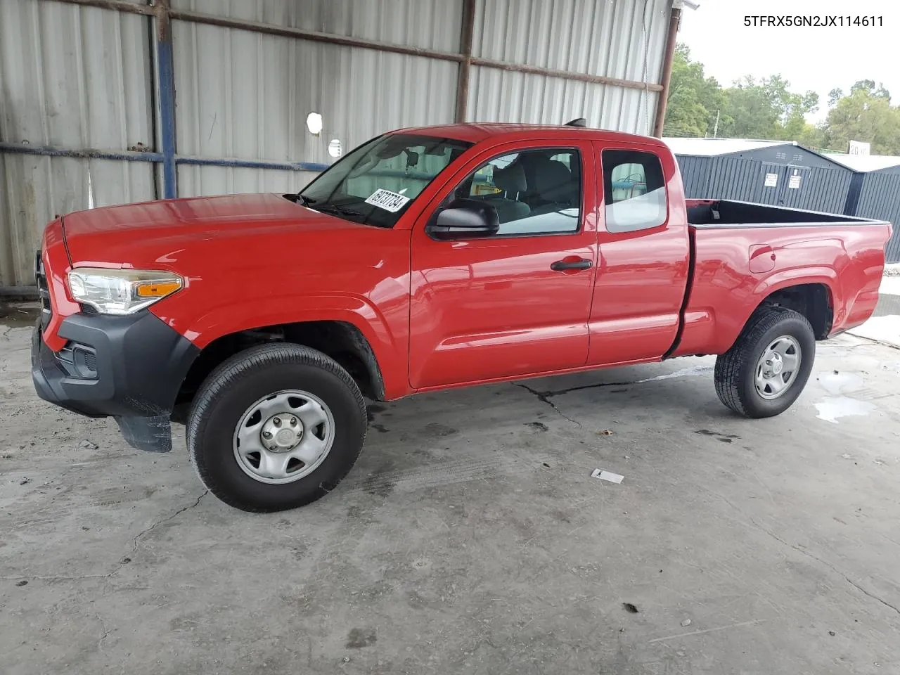 5TFRX5GN2JX114611 2018 Toyota Tacoma Access Cab