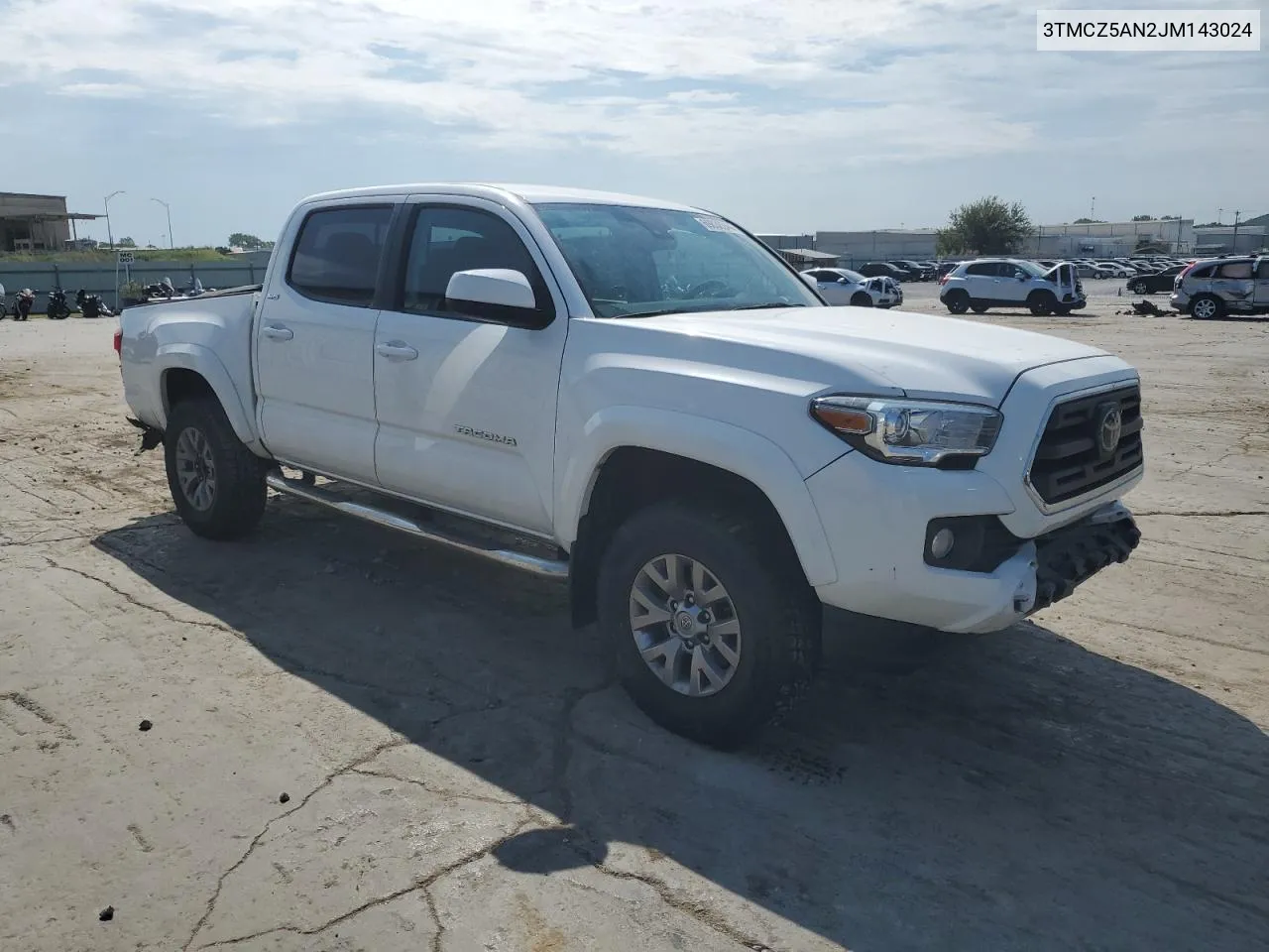 3TMCZ5AN2JM143024 2018 Toyota Tacoma Double Cab