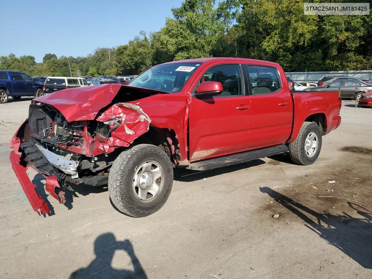 3TMCZ5AN1JM181425 2018 Toyota Tacoma Double Cab